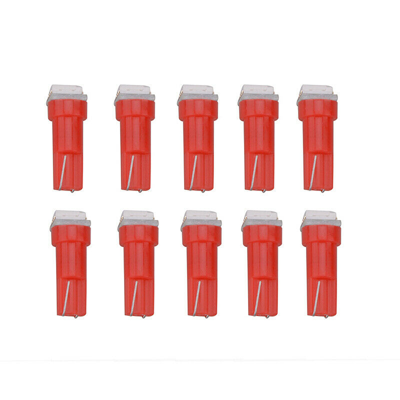 10x T5 286 LED Dashboard Gauge 5050 Car Speedo Instrument Light Bulbs 12V 0.4W