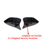 Gloss Black Door Side Mirror Cover Cap For 2014+ Infiniti Q50 Q60 QX30 Q70