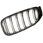 BMW 3 series GT F34 matte black kidney grilles twin double spoke slat UK.