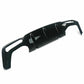 MERCEDES E CLASS W213 E63 LOOK AMG REAR BUMPER DIFFUSER TAILPIPES GLOSS BLACK