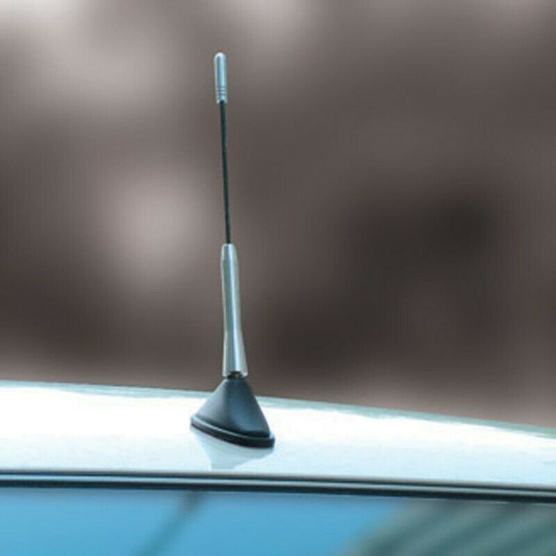 Car Aerial Bee Sting Mast Antenna Ariel Arial Mini Radio Stubby Silver 7" Small
