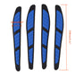 4x Universal Car Door Edge Scratch Anti-collision Protector Guard Strip Blue A