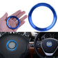 Blue Car Decorative Steering Wheel Center Ring Cover 1/3/4/ 5/7 Series For BMW