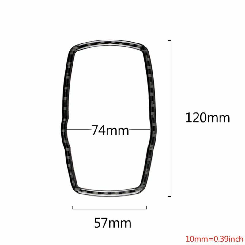 1x Real Carbon Fiber Center Interior Media Trim Decor For BMW 3 4 Series F30 F34