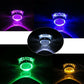 Devil Demon Halo Angel Eyes Car Headlight Projector Bulb Ring Light Universal