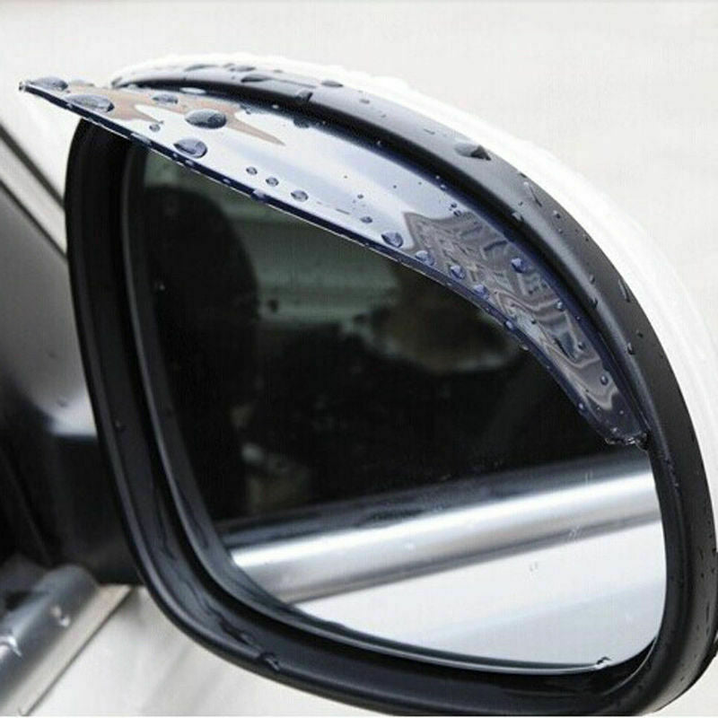 1Pair Car Rear View Side Mirror Rain Board Eyebrow Guard Sun Visor Accessories