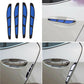 4x Universal Car Door Edge Scratch Anti-collision Protector Guard Strip Blue A