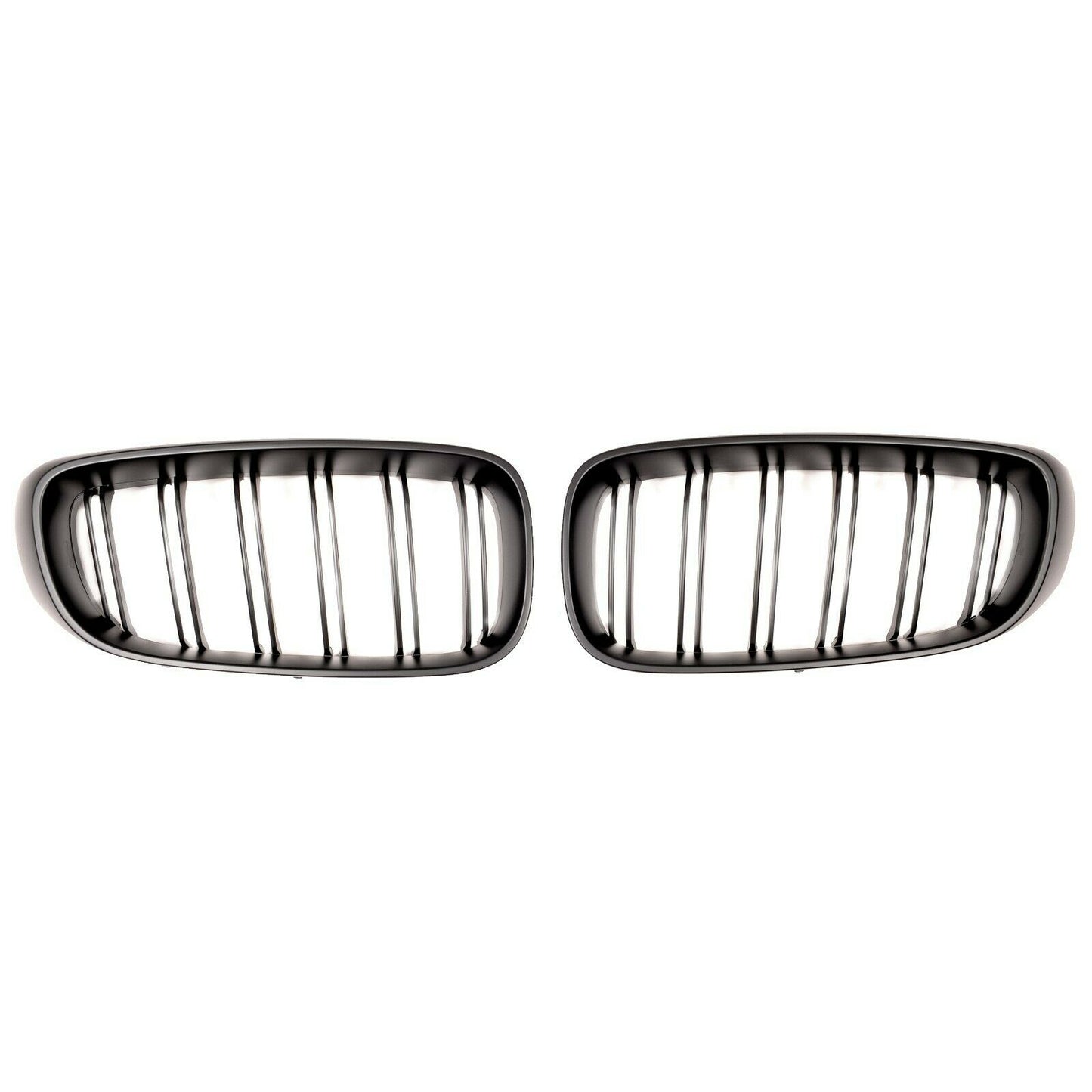 BMW 3 series GT F34 matte black kidney grilles twin double spoke slat UK.