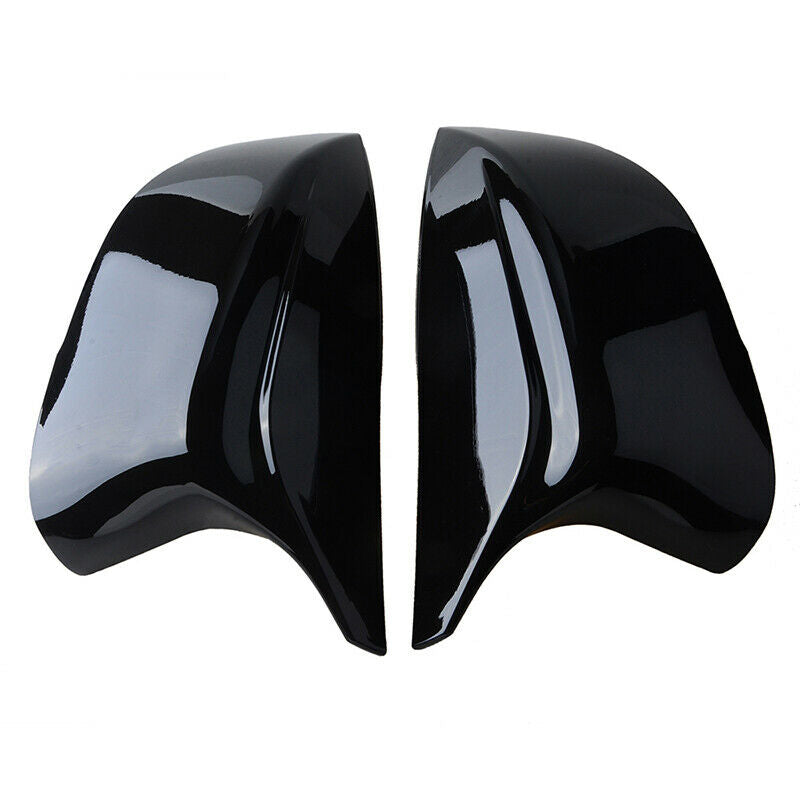 Gloss Black Door Side Mirror Cover Cap For 2014+ Infiniti Q50 Q60 QX30 Q70