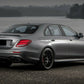 MERCEDES E CLASS W213 E63 LOOK AMG REAR BUMPER DIFFUSER TAILPIPES GLOSS BLACK