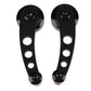 2pcs Silver Chrome Universal Aluminum Car Window/Door/Winder Crank Handles UK