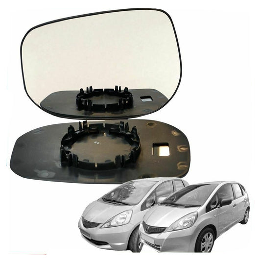 Left Passenger side Wing mirror glass for Honda Jazz 2008-2015