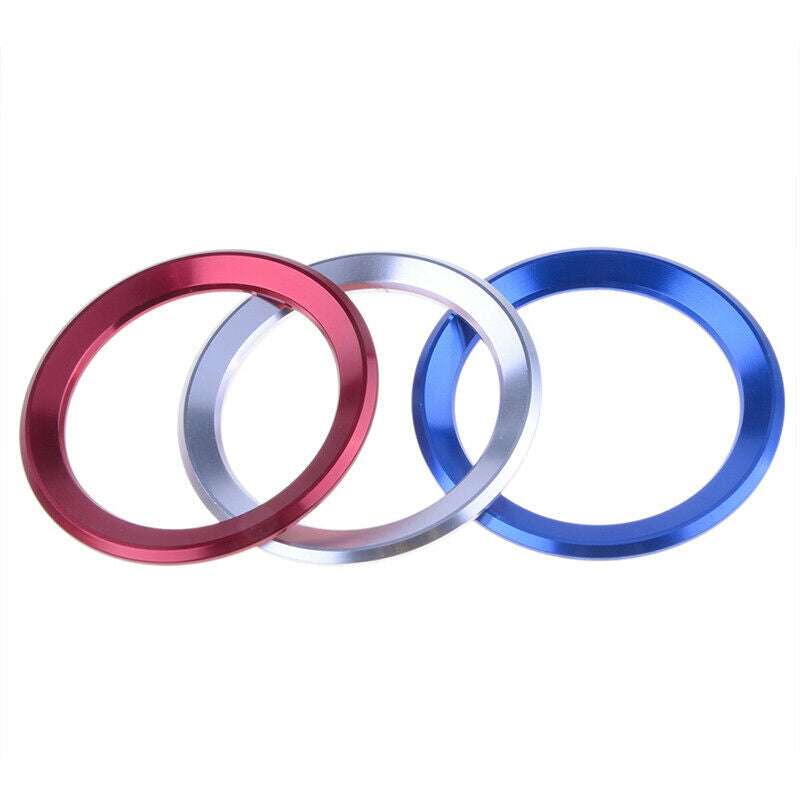 Red Car Steering Wheel Center Decoration Ring Cover For BMW 1/3/4/5/7 Series