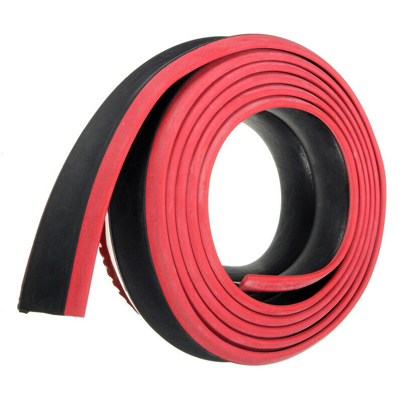 Car Strip Splitter Lip Skirt Protector Front Bumper 100" Universal Rubber UK