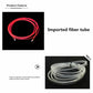 6x 8M RGB Car Fiber Optic Atmosphere Strip LED Footwell Light DC App Waterproof