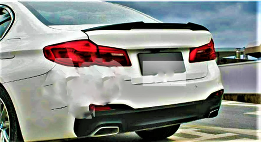 BMW M Sport 5 Series M5 G30 F90 Gloss Black M4 Style Boot Lip Spoiler 2016 plus