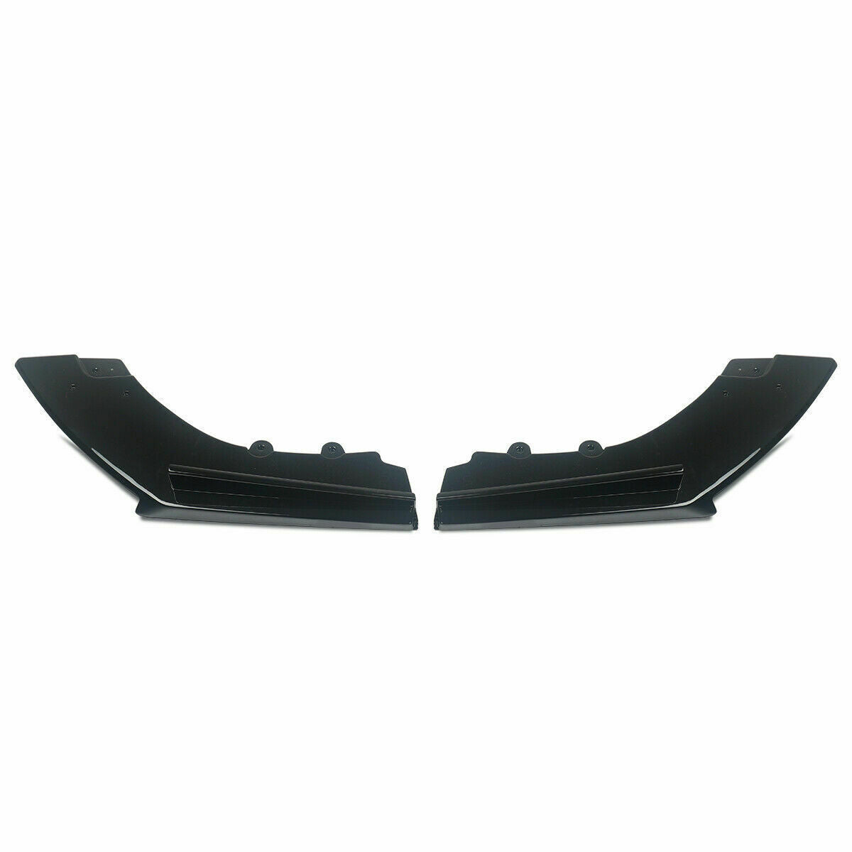 FOR BMW M2 F87 GLOSSY BLACK REAR DIFFUSER SPLITTER VALANCE 3PC MTC STYLE 2015+