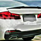 BMW M Sport 5 Series M5 G30 F90 Gloss Black M4 Style Boot Lip Spoiler 2016+