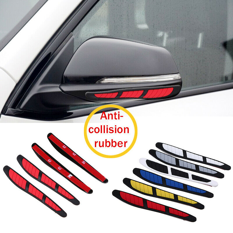 Red Car Door Protectors Reflectors Door Guards Prevent Scratches Protect Edges