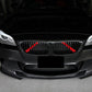 Front Grille Trim Strips Cover Red for BMW F10 F06 F12 F39 F48 5 6 7 series AH