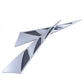 2PCS Car Hood Stickers Silver Side Air Intake Flow Vent Cover Deco Universal AH
