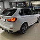 BMW X5 F15 M PERFORMANCE SIDE SKIRT SKIRTS EXTENSION BLADES GLOSS BLACK 2013-18
