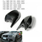 Carbon Black Rearview Wing Mirror Cover Cap For BMW E90 E91 05-07 E92 E93 06-09