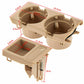 Beige Center Console Cup Drinks Holder+Coin Storage For BMW 3 Series E46 99-06