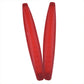 2PCS CAR RED ANTI-RUB STRIP BUMPER BODY CORNER EDGE PROTECTOR GUARD TRIM NEW