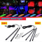 9/16 LED Car Interior Lights Footwell Strip Light Atmosphere Lamp Universal UK