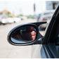 Carbon Black Rearview Wing Mirror Cover Cap For BMW E90 E91 05-07 E92 E93 06-09
