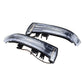 Pair Black Door Mirror Cover Cap LED Turn Signal For Benz W212 W204 W221