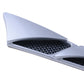 2PCS Car Hood Stickers Silver Side Air Intake Flow Vent Cover Deco Universal AH