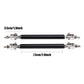 2x Black Front Bumper Support Tie Rod Bar Kit Splitter Lip Strut Universal UK