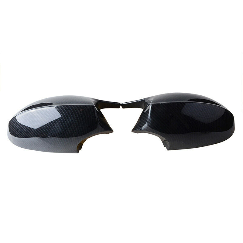 Carbon Fiber Mirror Cover Cap For BMW E90 E91 E92 E93 Pre-LCI 323i 328i M3 Style