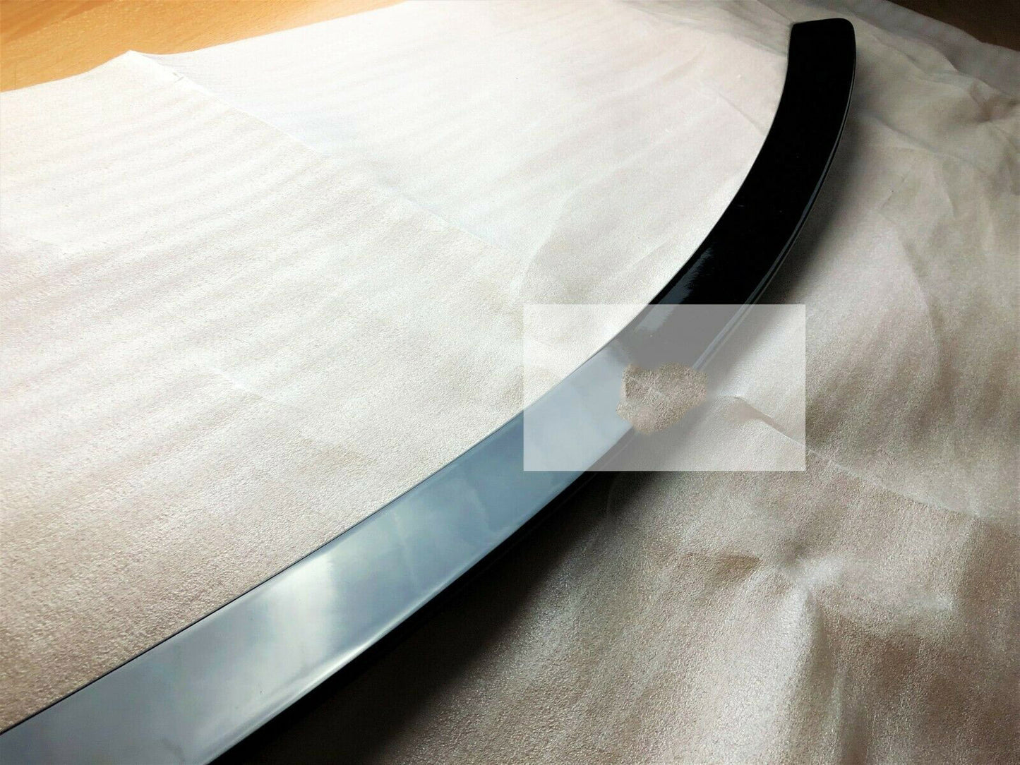 Mercedes E Class E63S AMG Style W213 Gloss Black Boot Lip Spoiler 2016 20