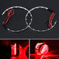 Devil Demon Halo Angel Eyes Car Headlight Projector Bulb Ring Light Universal