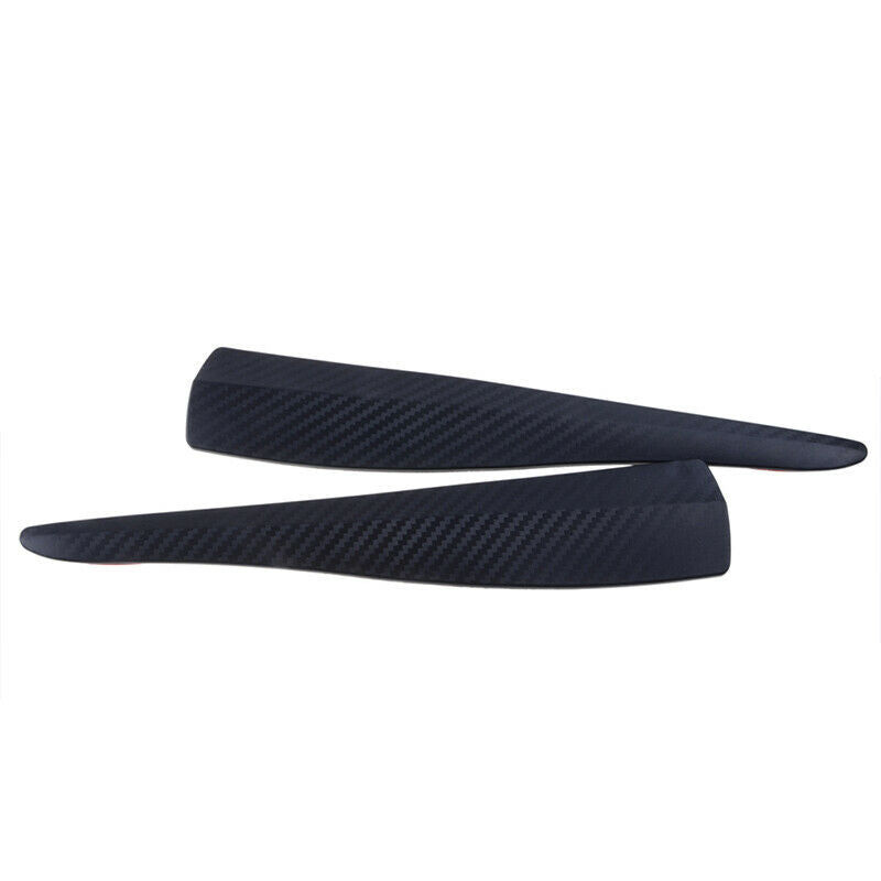 2X Car Front Rear Bumper Sill Body Guard Protector Rubber Trim Strip Black UK