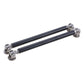 150mm Black Adjustable Car Front Rear Bumper Lip Splitter Strut Rod Support Bars