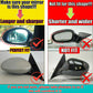 Carbon Black Rearview Wing Mirror Cover Cap For BMW E90 E91 05-07 E92 E93 06-09