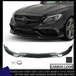 MERCEDES C CLASS A205 W205 C205 AMG LOOK BRABUS STYLE FRONT SPLITTER LIP 2013-17