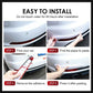 2x Universal Car Auto White Anti-rub Strip Bumper Body Corner Protector Guard