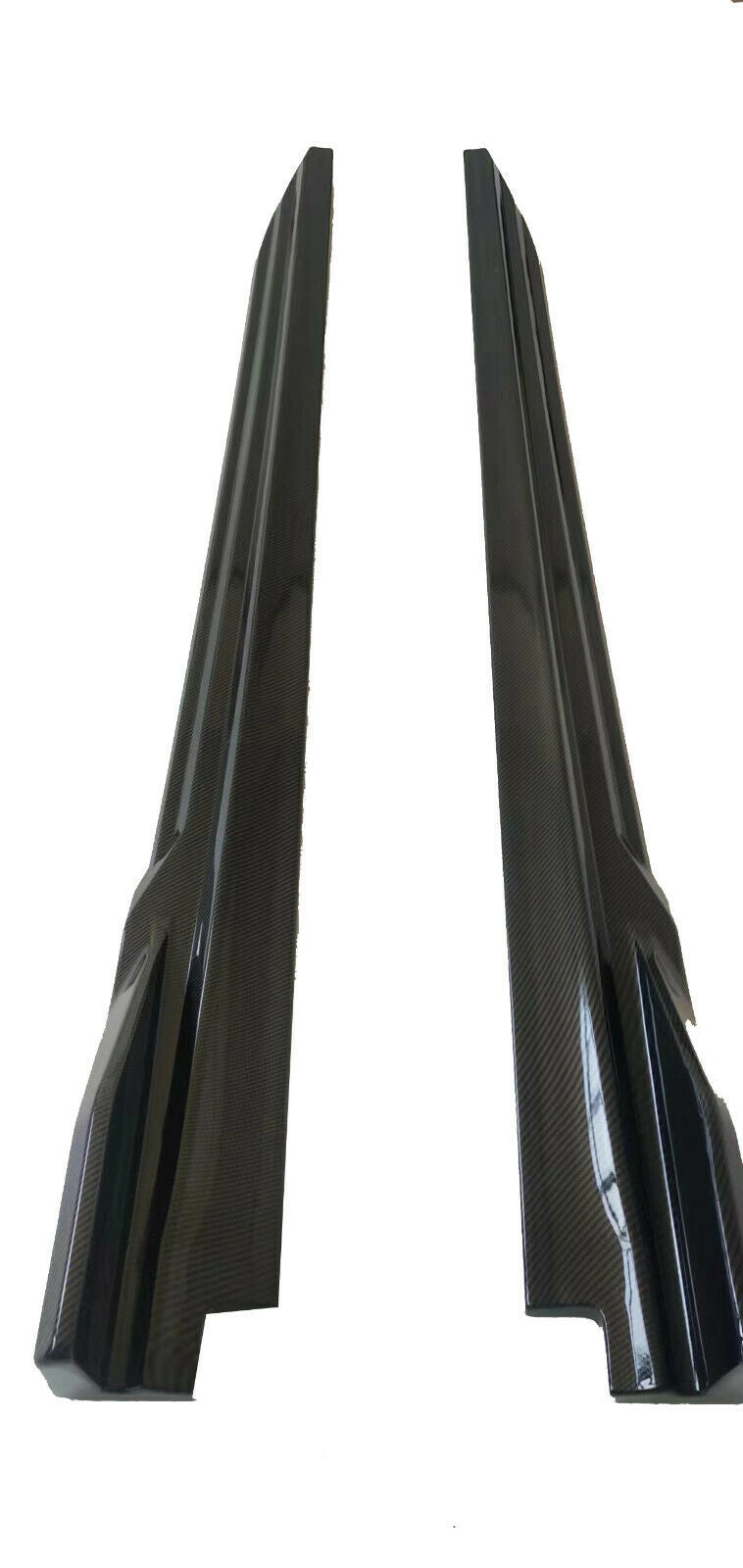 SIDE SKIRT SKIRTS EXTENSION BLADES BMW X5 F15 M PERFORMANCE CARBON LOOK 2013-18