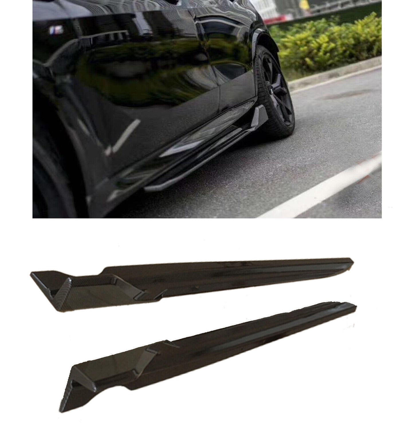 BMW X5 G05 AERO BODYKIT FRONT SPLITTER LIP REAR DIFFUSER SIDE SKIRTS SPOILER