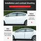 3M Car Door B Shape Rubber Seal Strip Insulation Weatherstrip Sealing Trim