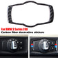 For BMW 3 Series E90 E92 E93 LCI Real Carbon Fiber Headlight Switch Frame Trim