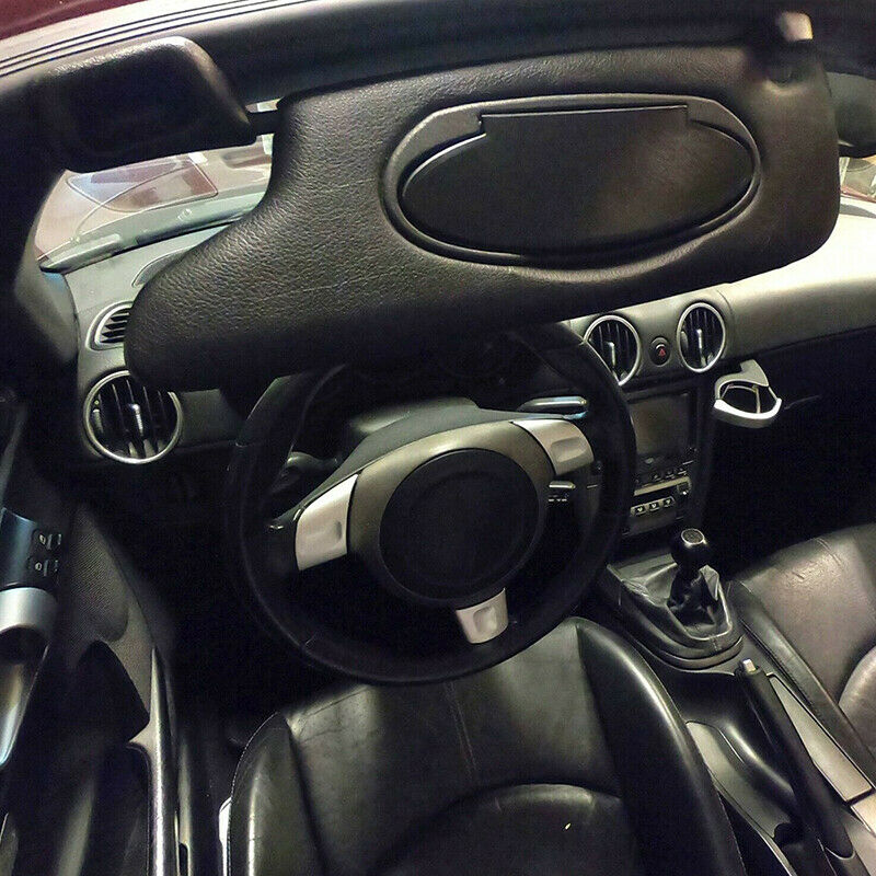 For Porsche 911 Boxster Cayman 996 997 986 987 Sun Visor Mirror Cover Complete