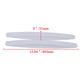 2x Universal Car Auto White Anti-rub Strip Bumper Body Corner Protector Guard
