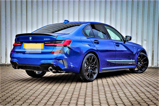 BMW 3 Series M3 G20 G80 Performance MP Style Gloss Black Lip Spoiler 2018 plus