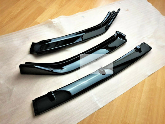 VW Volkswagen Polo MK5 6R 6C GTI R Front Splitter Spoiler Lip Body Kit 2009-2017